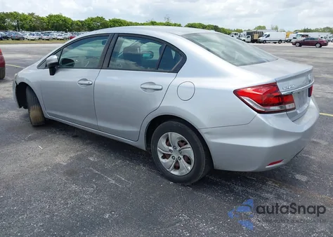 2015 Honda Civic Lx из США, поврежденный, VIN 19XFB2F54FE098873